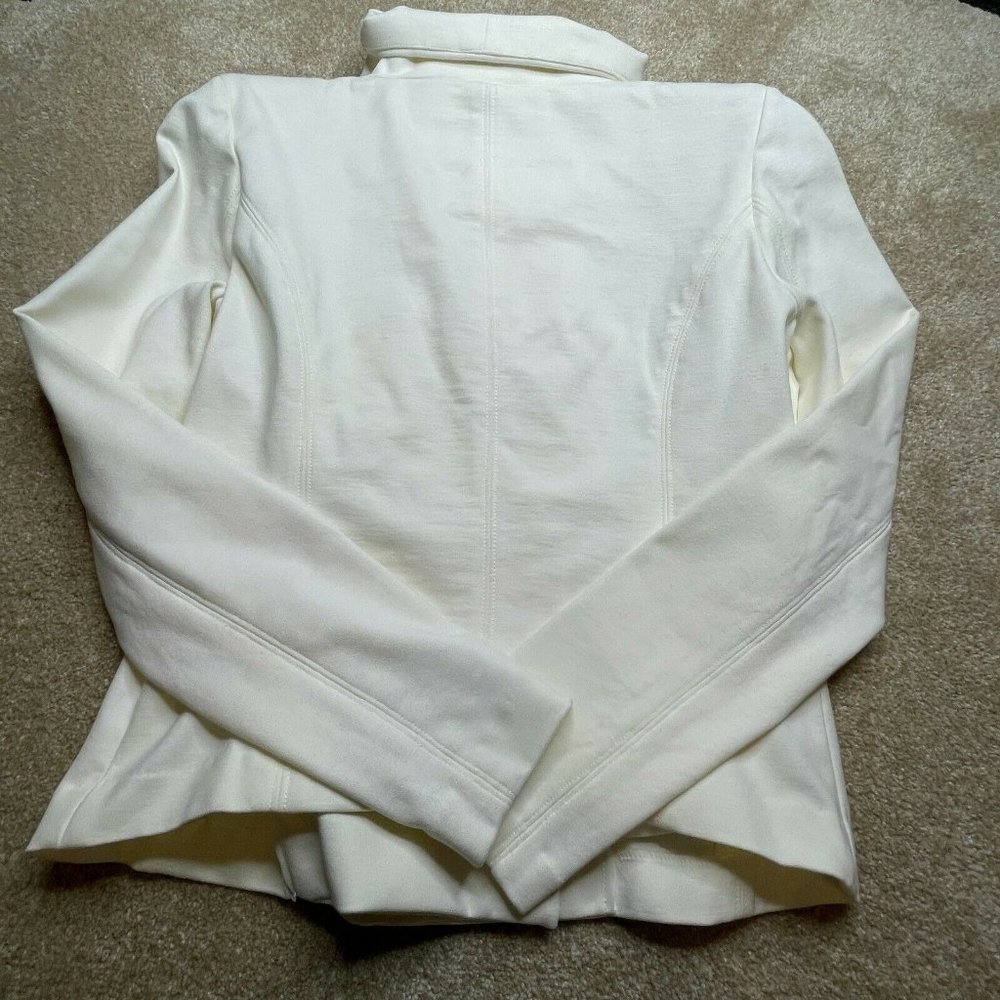 Blank NYC Jacket Small Womens Casual Zipper Moto White Ladies Casual New Classic - Picture 2 of 11